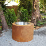 Partner 15 Kreative Metallgestaltung Brunnenbecken Holz Metall