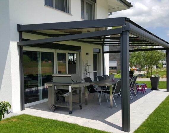 Pergola / gedeckter Sitzplatz 25 Smotec GmbH Glasdach