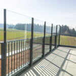 Partner 52 Slide Glass Balkon Windschutz Glass verstellbar