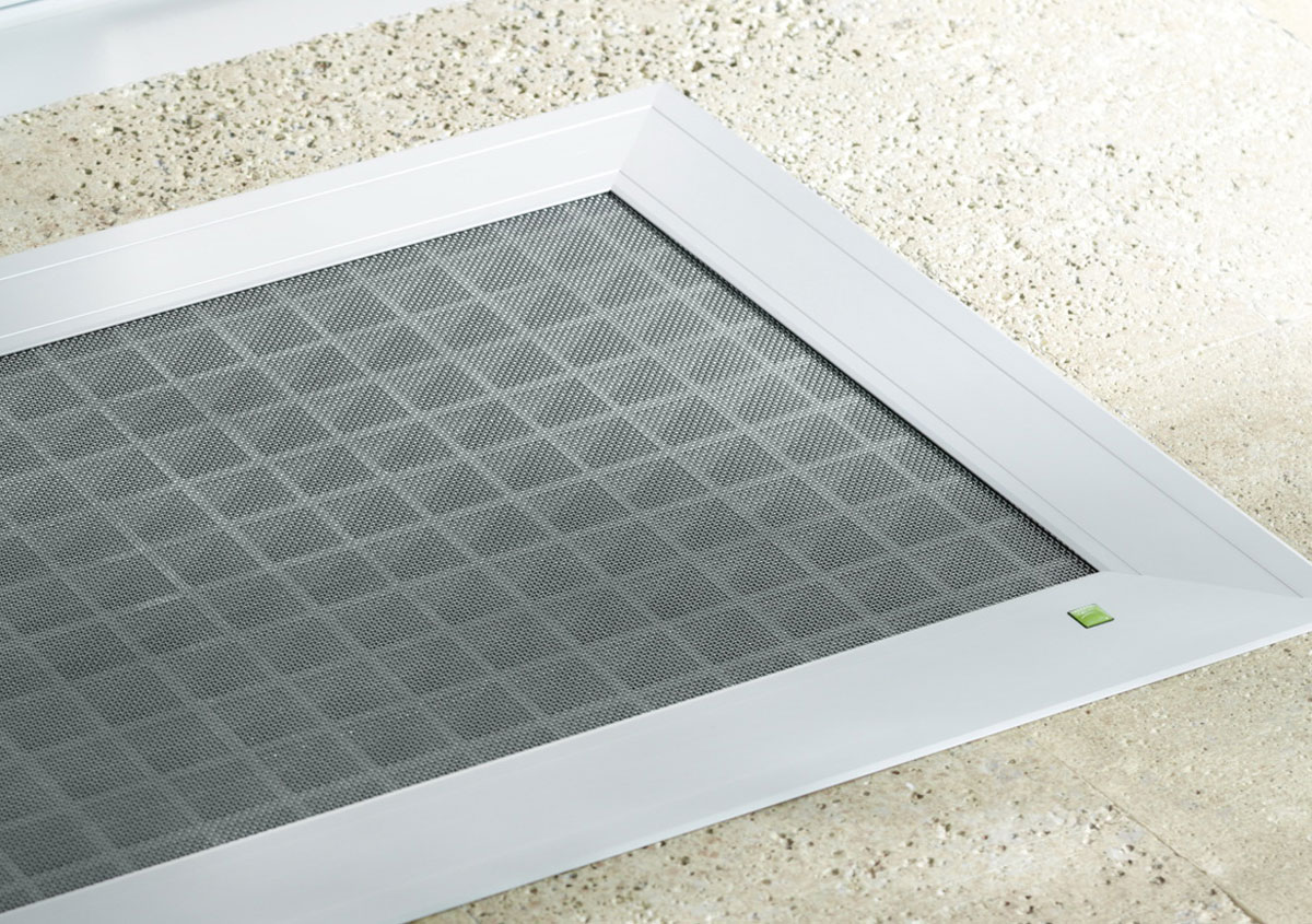 Lichtschachtabdeckung flach Detail