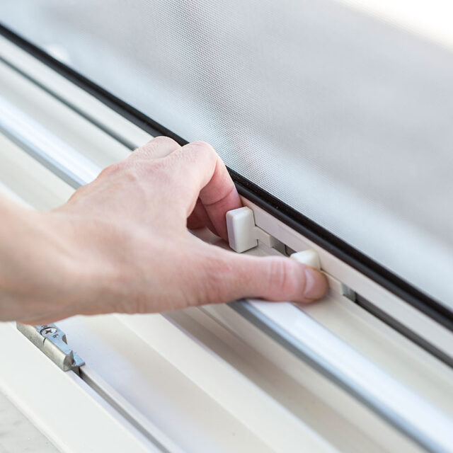 Insektenschutz 14 Fensterrollo Verschluss