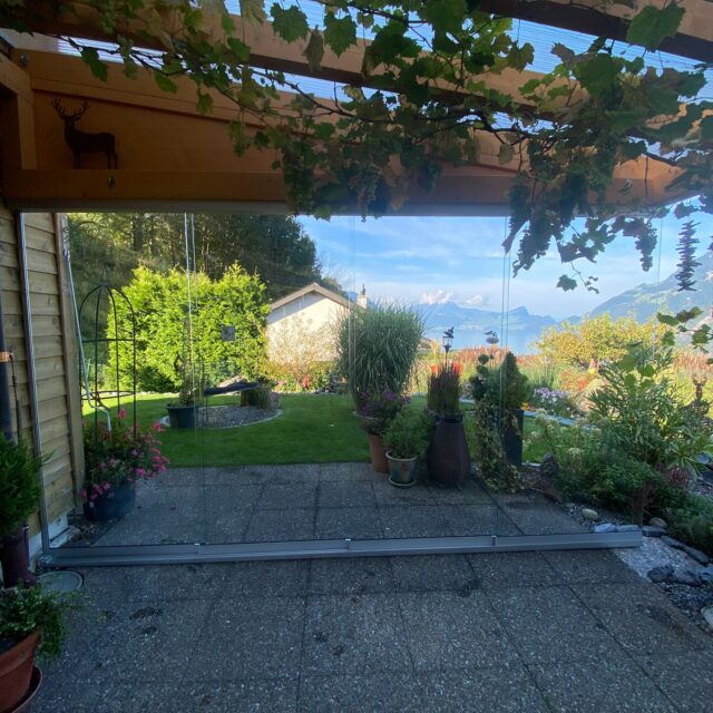 Schieb-und Faltglaswände 16 Schiebglaswand Pergola Standard