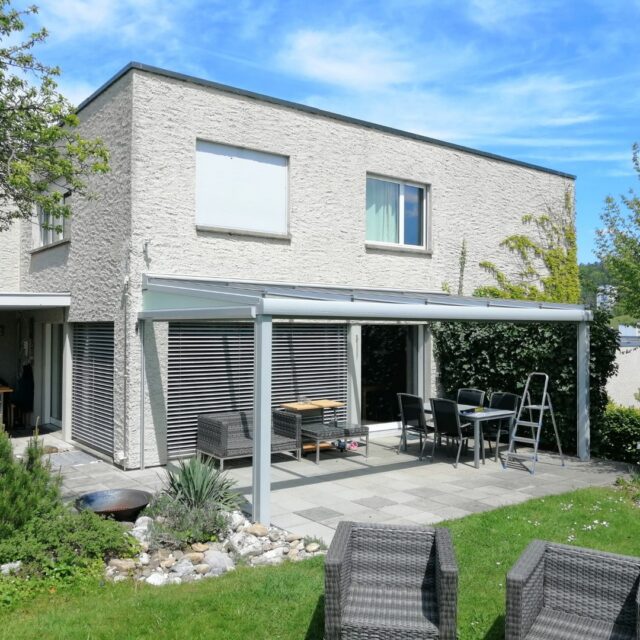 Sonnenschutz 9 Smotec Glasdach mit Sonnenstore