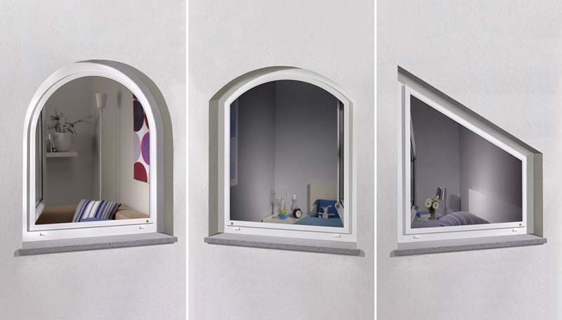 Insektenschutz 4 fenster sonderformen Fliegengitter Spezial 1