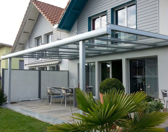 Pergola / gedeckter Sitzplatz 13 smotec glasdach terrasse ueberdachung 03