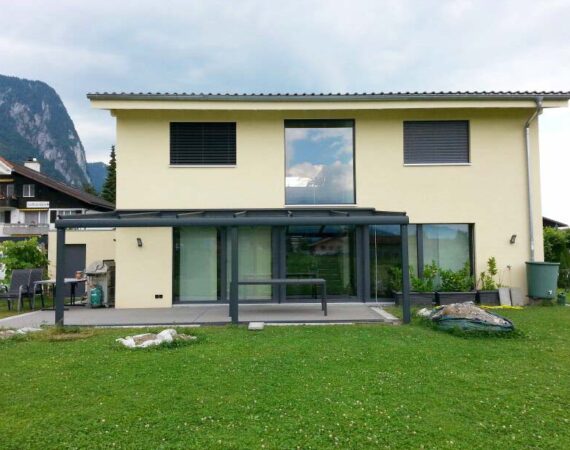 Pergola / gedeckter Sitzplatz 12 smotec glasdach terrasse ueberdachung 04