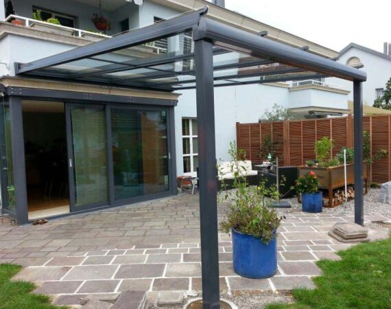 Pergola / gedeckter Sitzplatz 11 smotec glasdach terrasse ueberdachung 06