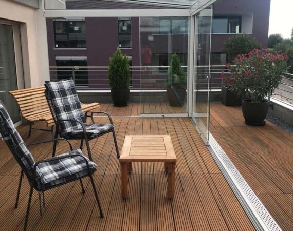 Pergola / gedeckter Sitzplatz 5 smotec glasdach terrasse ueberdachung 17
