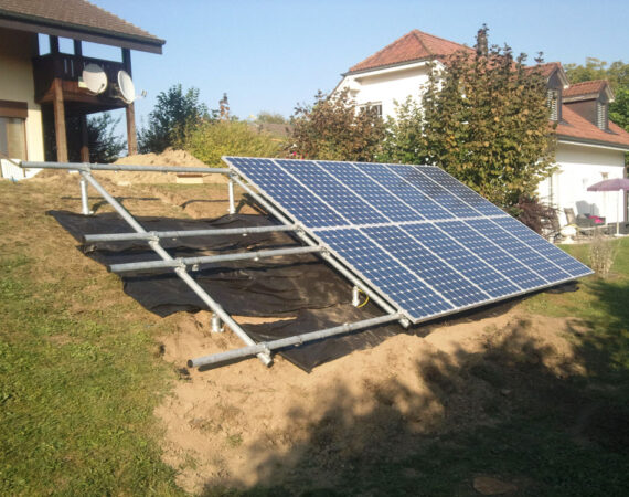 Krinner Schraubfundament 20 PV Solar Photovoltaik auf Schraubfundamenten