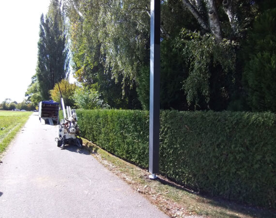 Krinner Schraubfundament 25 Solarleuchte Strassenbeleuchtung schrauben in Ipsach