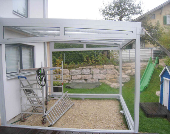 Krinner Schraubfundament 29 Wintergarten in Kallnach