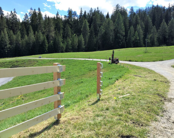 Krinner Schraubfundament 14 fixe zaunanlage in der landwirtschaft schraubfundament